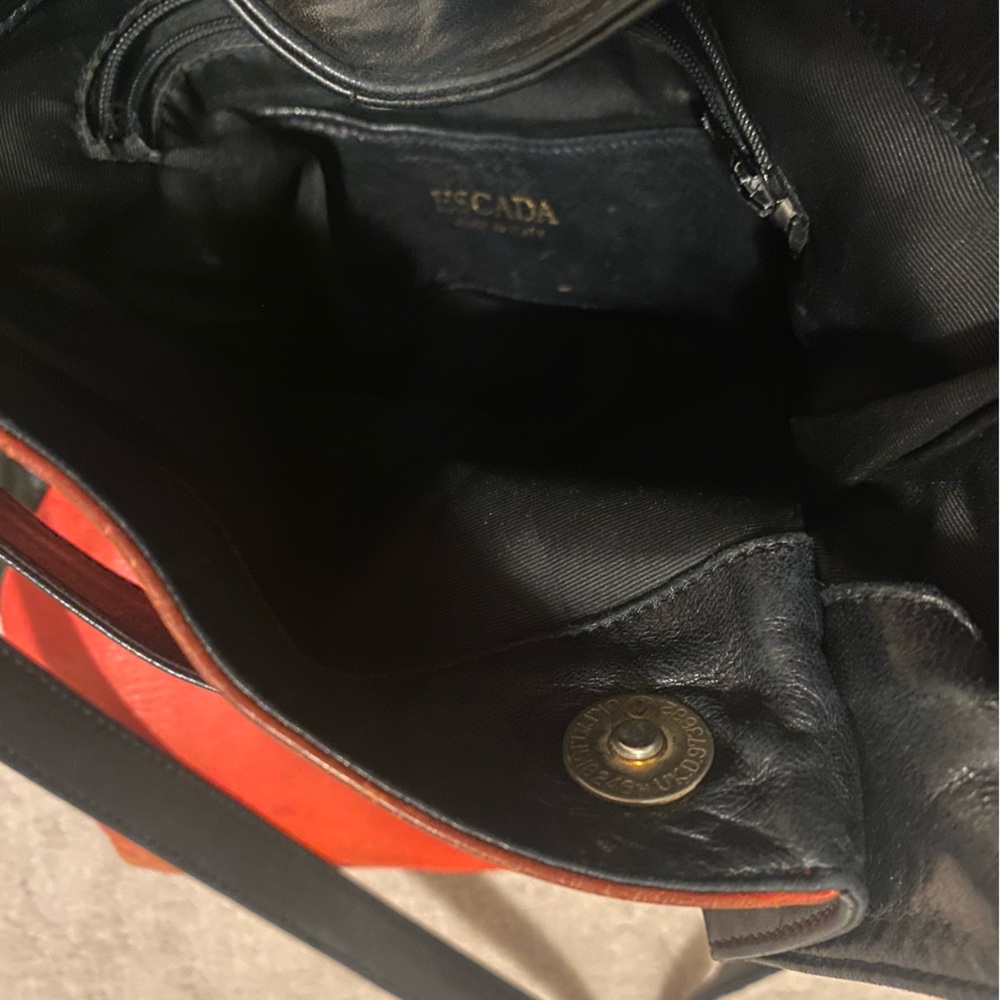 Stylish Black and Orange Women's Bag - Picture 7 of 7